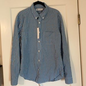 American Apparel lightweight poplin slim fit shirt